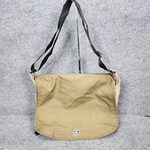 CRUMPLER “The Considerable Embarrassment” Messenger Laptop Bag Tan Orange Khaki - Picture 1 of 16